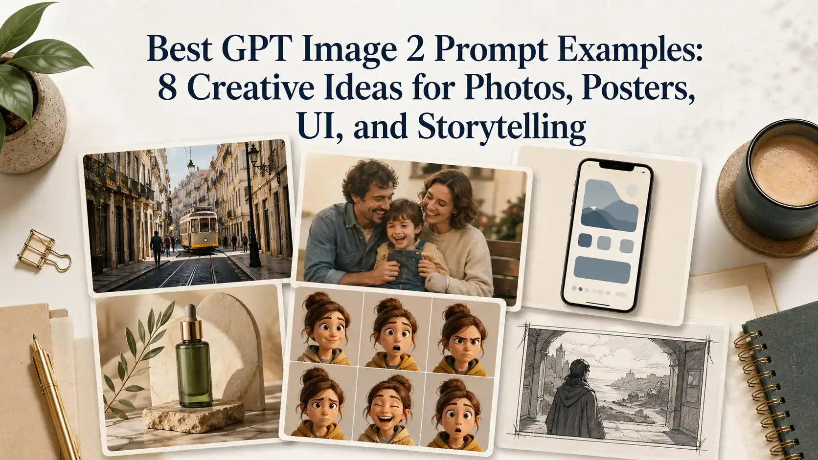 Best GPT Image 2 Prompt Examples: 8 Creative Ideas for Photos, Posters, UI, and Storytelling